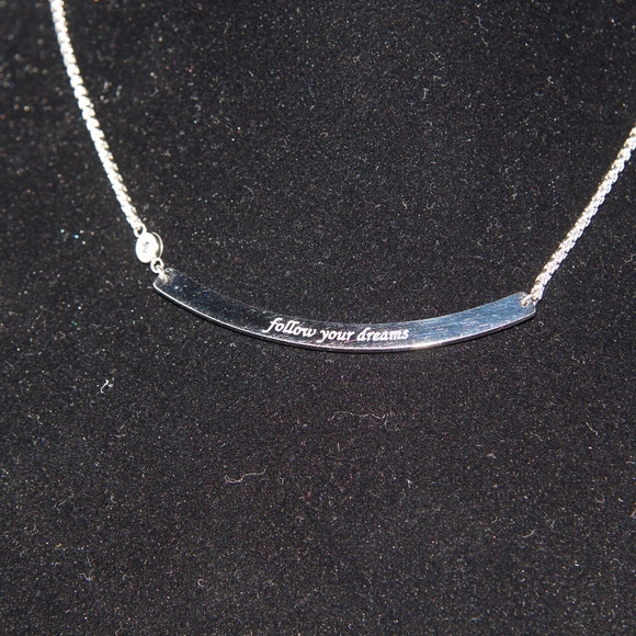 follow your dreams 14kt Gold Dipped Swarovski - Picture 2 of 8